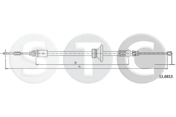 Cable Pull, parking brake (T482368)