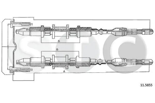Cable Pull, parking brake (T482499)