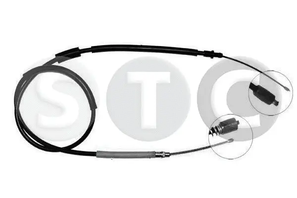 Cable Pull, parking brake (T480155)