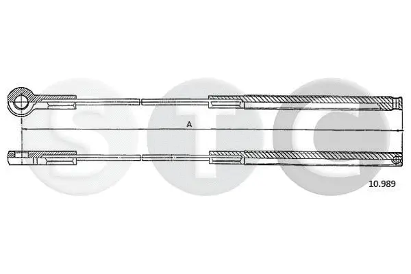 Cable Pull, parking brake (T480938)