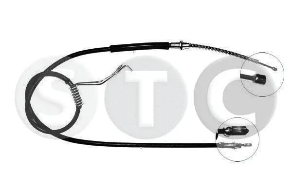 Cable Pull, parking brake (T480090)