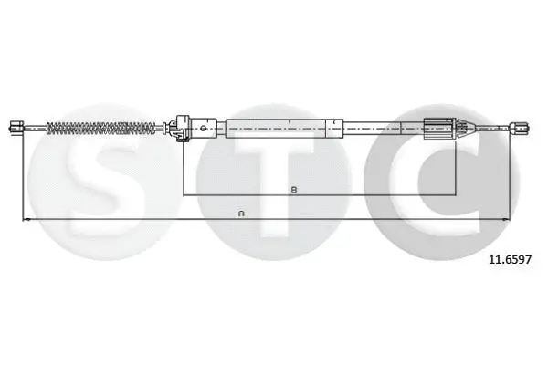 Cable Pull, parking brake (T483081)