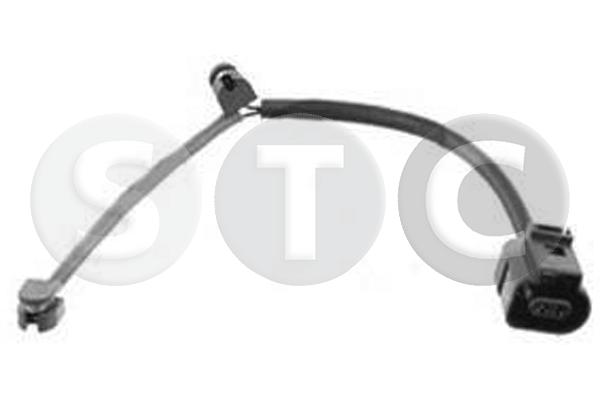 Warning Contact, brake pad wear (T402119)