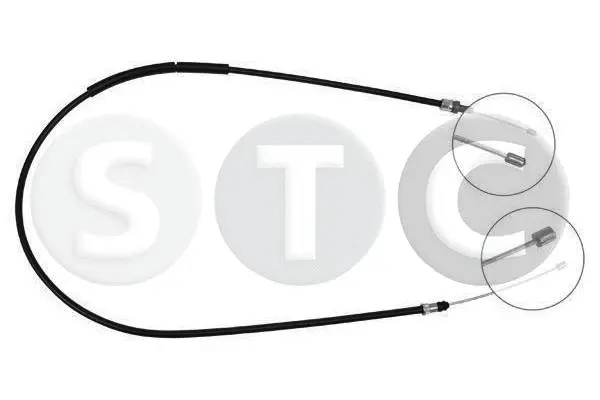 Cable Pull, parking brake (T480809)
