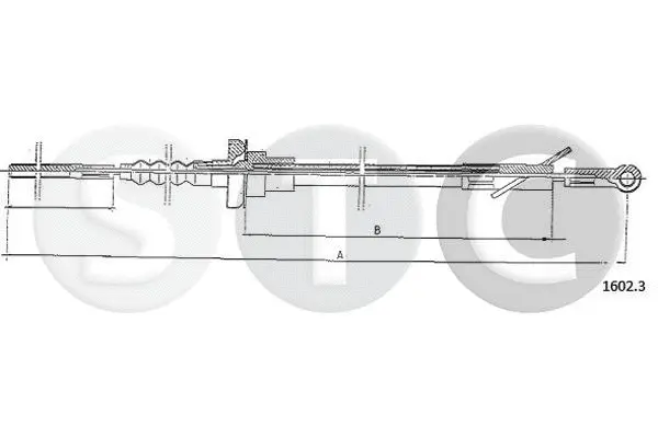 Cable Pull, clutch control (T481042)