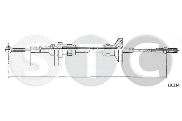 Cable Pull, clutch control (T483918)