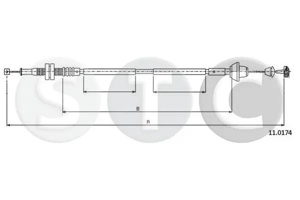 Accelerator Cable (T481909)