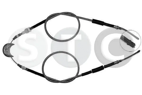 Cable Pull, parking brake (T481771)
