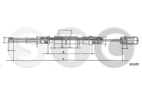 Cable Pull, parking brake (T482794)