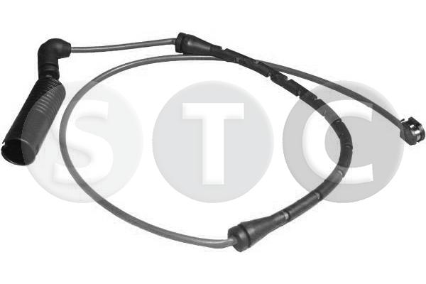 Warning Contact, brake pad wear (T402125)