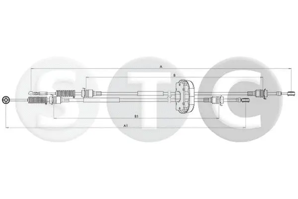 Cable Pull, manual transmission (T482954)