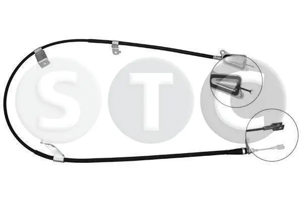 Cable Pull, parking brake (T482360)