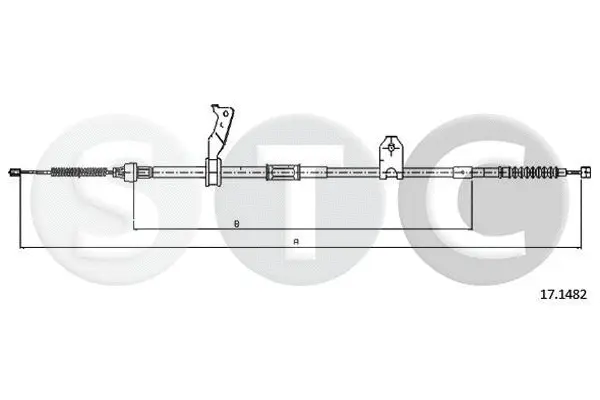 Cable Pull, parking brake (T483526)