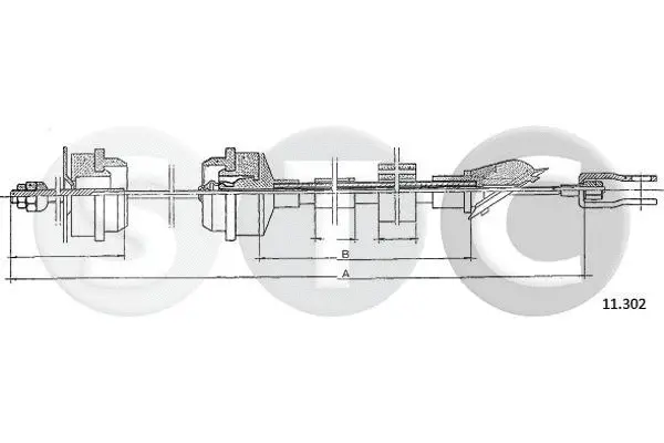 Cable Pull, clutch control (T482684)