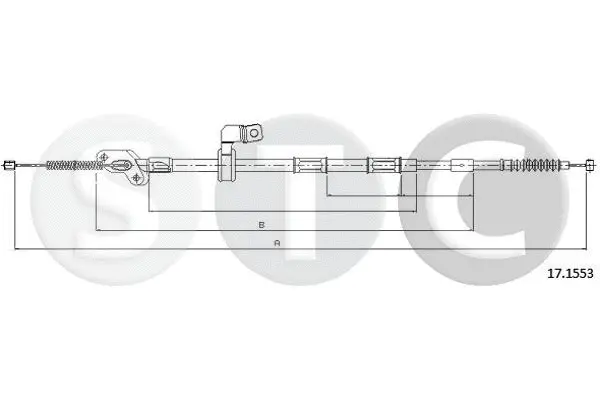 Cable Pull, parking brake (T483517)