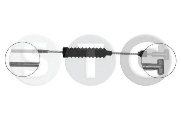 Cable Pull, parking brake (T483408)