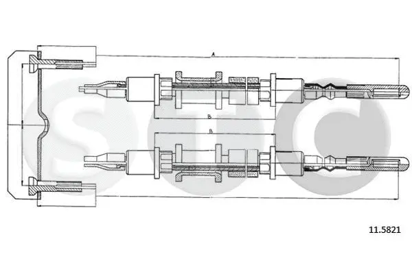 Cable Pull, parking brake (T482488)