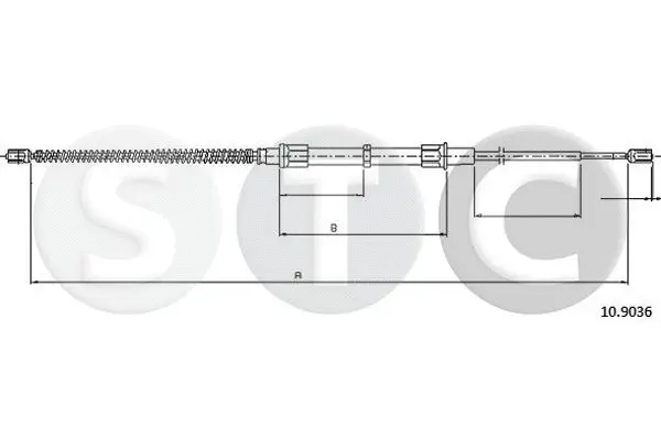 Cable Pull, parking brake (T483286)