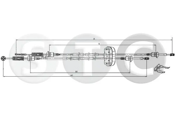 Cable Pull, manual transmission (T482291)