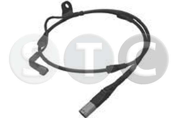 Warning Contact, brake pad wear (T402087)
