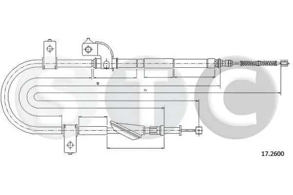 Cable Pull, parking brake (T483304)