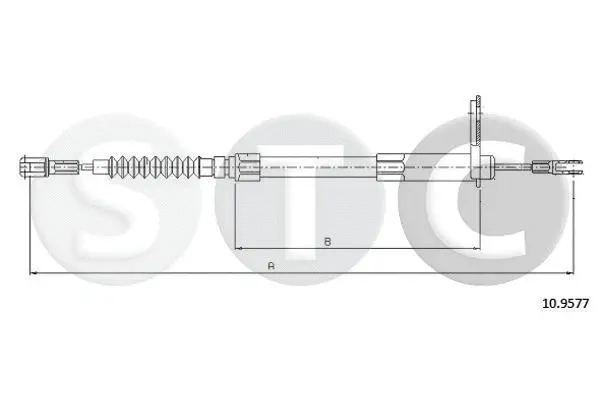 Cable Pull, parking brake (T481015)