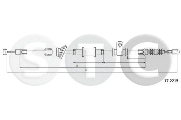 Cable Pull, parking brake (T482275)