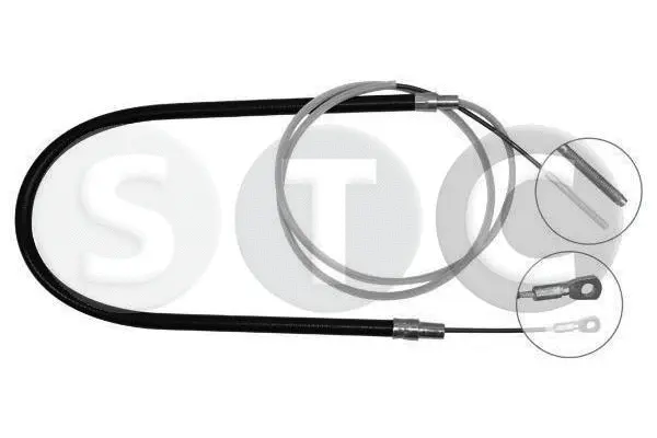 Cable Pull, parking brake (T480640)