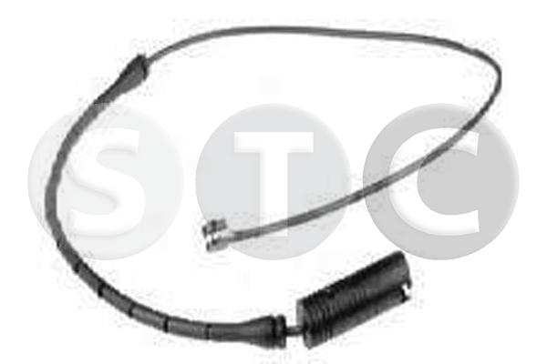 Warning Contact, brake pad wear (T402128)