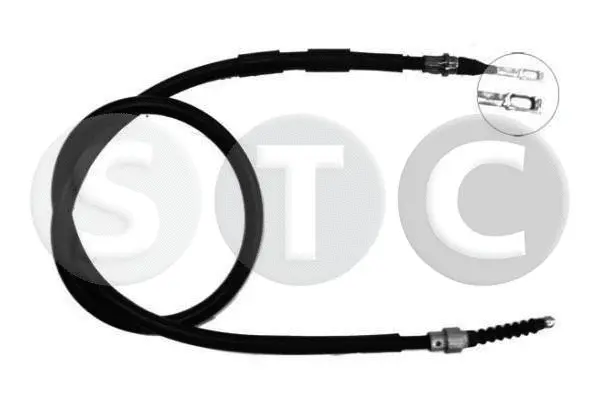 Cable Pull, parking brake (T480218)