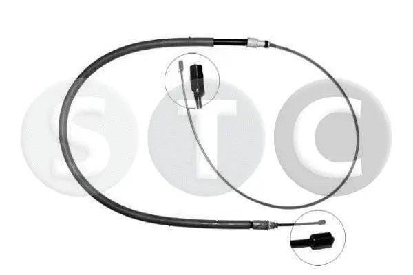 Cable Pull, parking brake (T480833)