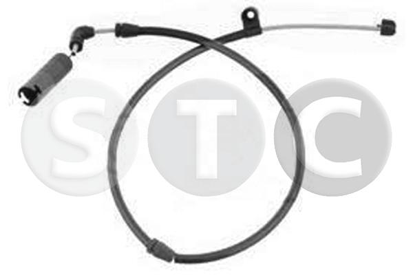 Warning Contact, brake pad wear (T402133)