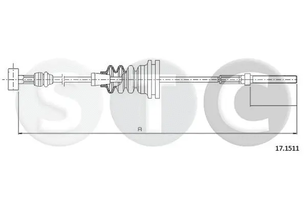 Cable Pull, parking brake (T483492)