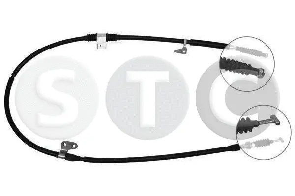 Cable Pull, parking brake (T482186)