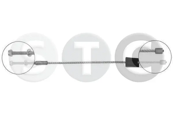 Cable Pull, parking brake (T481820)