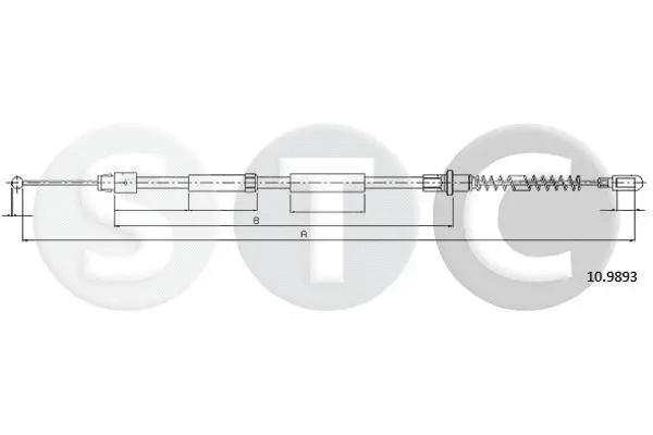 Cable Pull, parking brake (T481021)