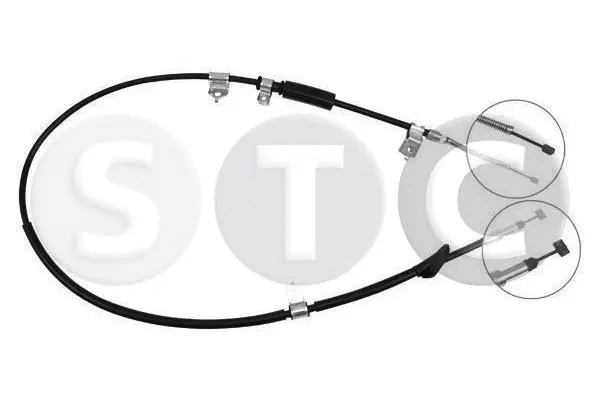 Cable Pull, parking brake (T482171)