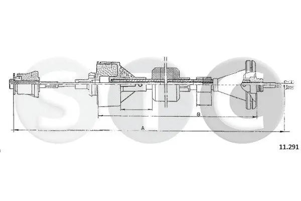 Cable Pull, clutch control (T482909)