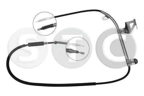 Cable Pull, parking brake (T480577)