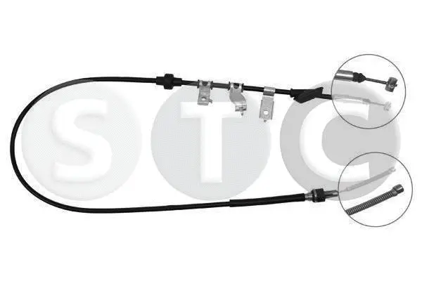 Cable Pull, parking brake (T482160)