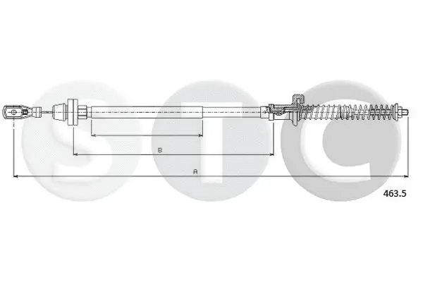 Accelerator Cable (T481527)