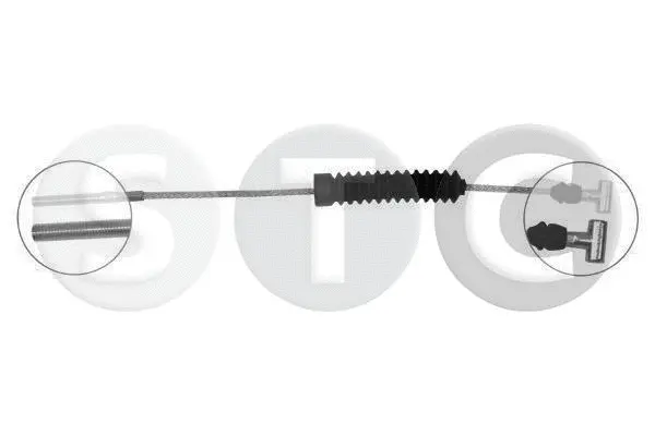 Cable Pull, parking brake (T483402)