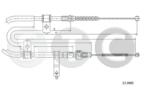Cable Pull, parking brake (T483868)