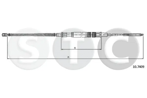 Cable Pull, parking brake (T483741)