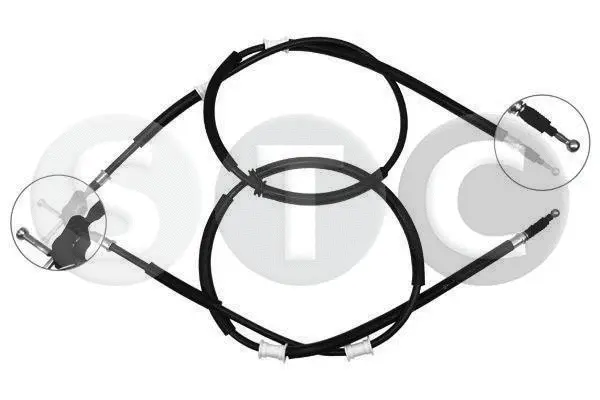 Cable Pull, parking brake (T482531)