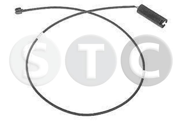 Warning Contact, brake pad wear (T402124)