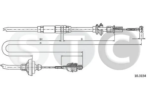 Cable Pull, clutch control (T483231)
