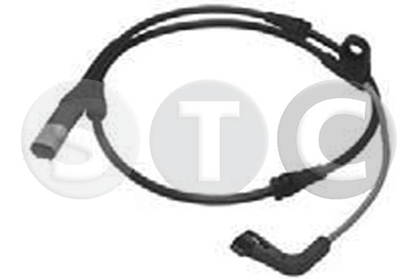 Warning Contact, brake pad wear (T402086)