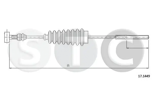 Cable Pull, parking brake (T483507)