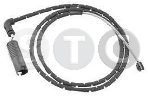 Warning Contact, brake pad wear (T402134)